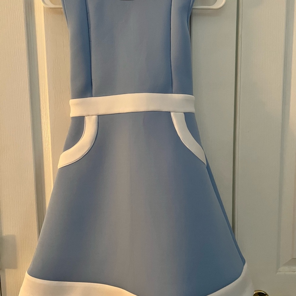 Blue and White Kids Dress